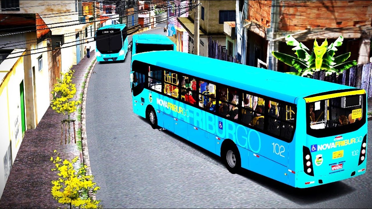 [OMSI 2] Caio Apache Vip III VW 17.230 OD Padrão FAOL |  Mapa Nova Friburgo Linha 100 Ida e Volta