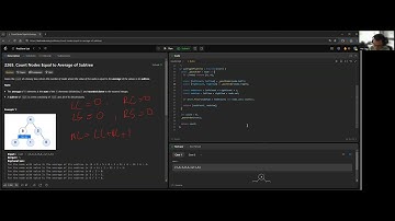 Problem #2265 - Count Nodes Equal to Average of Subtree