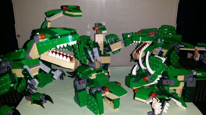 Lego Dinosaurs - Utah-Raptor dinosaur MOC - Lego Creator 31058 alternative  build instruction 