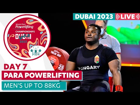 Day 7 | Men&amp;#39;s Up to 88kg | <strong>Groups</strong> B &amp;<strong>amp</strong>; C | Dubai 2023 World Para Powerlifting World Championships