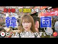 【検証】韓国で日本語と中国語どっちが通じやすい？| 在韩国中文和日语哪个更好用？