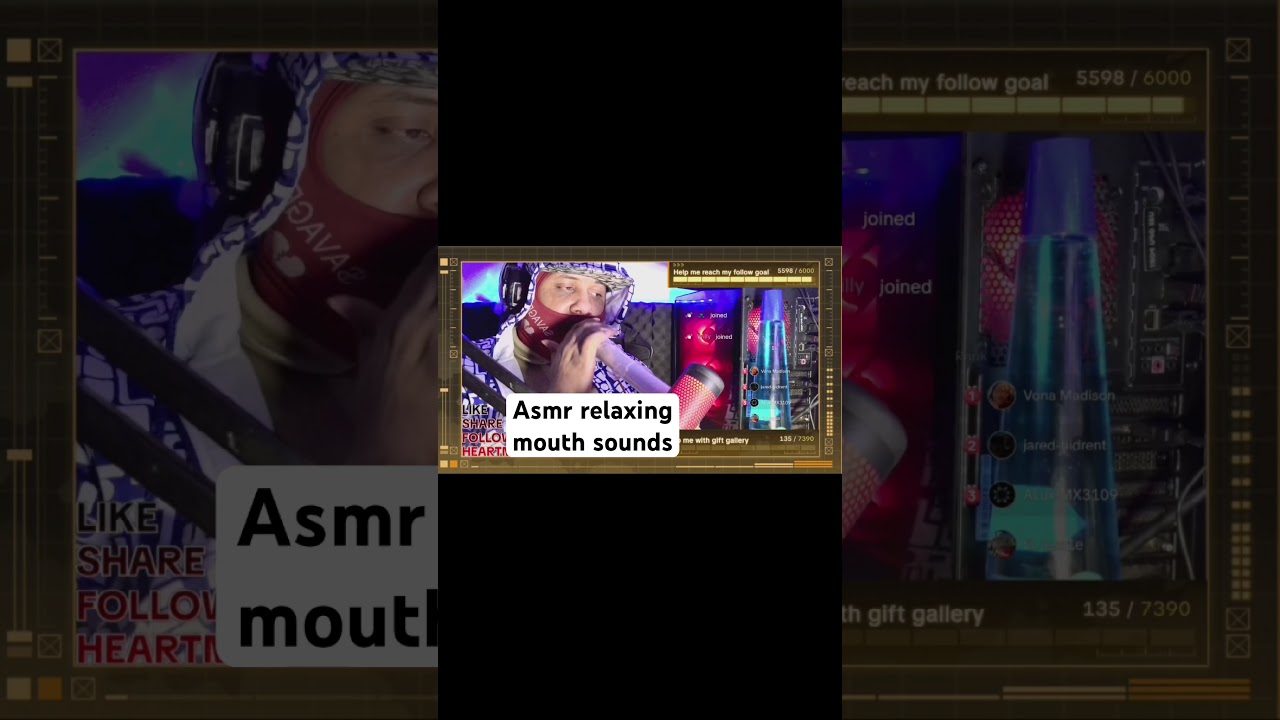 Asmr relaxing mouth sounds 