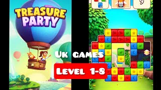 Treasure Party - Solve Puzzles | Level 1-8 | #gaming screenshot 5