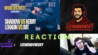 SHADOW vs KEMY / LEHXON vs MT - OTTAVI - PERUGIA - Worldstreet Legacy! REACTION !!