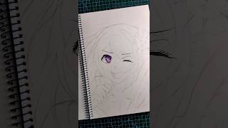 drawing Ai Hoshino | Oshi no ko #short #anime #oshinoko