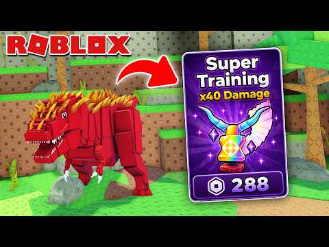 ผมวิวัฒนาการเป็นไดโนเสาร์สูงสุดด้วยที่ฝึกพลังแพงที่สุด +1 Dino Evolution Roblox