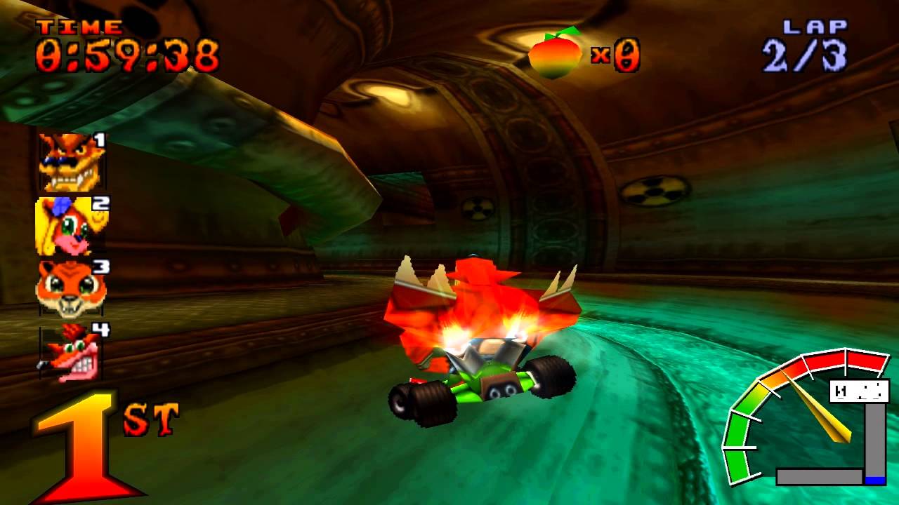Crash Team Racing Gameplay || ePSXe 1.8.0 || Pete's OpenGL 2.9 + Shaders (HD)