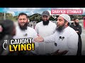   heated christian preacher gets caught and starts laughing  sheikh uthman ibn farooq
