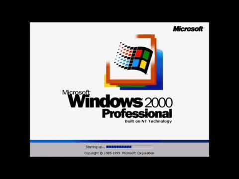 Windows 2000 Beta 3 startup sound hidden