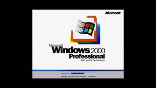 Windows 2000 Beta 3 startup sound hidden