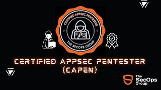 Certified Appsec Pentester | CAPen certificate | The SecOps Group screenshot 4