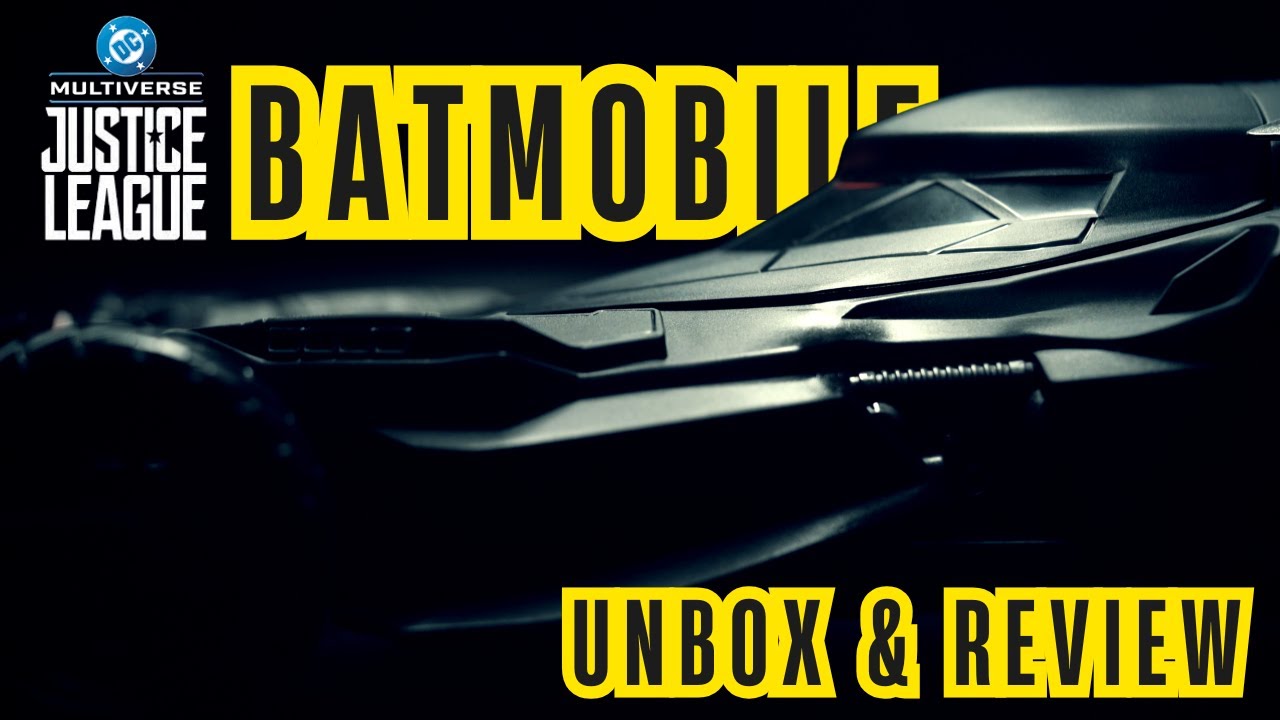 Распаковка и обзор Бэтмобиля McFarlane DC Multiverse Justice League | UNBOX