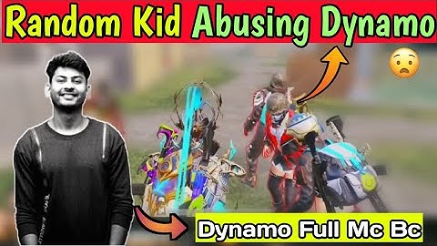 Random Player Abusing Dynamo In Tdm | Dynamo started full Mc Bc😮