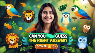 Guess The Animal Or Bird A Fun Quiz Animal Birds Guessing Quiz