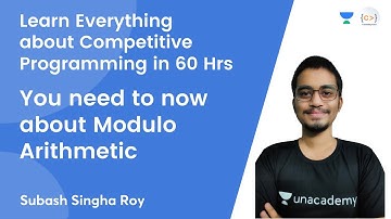 Learn Everything about Competitive Programming in 60 Hrs | You need to now about Modulo Arithmetic