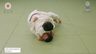 縦四方固の逃れ方 /  Tate-shiho-gatame Escapes