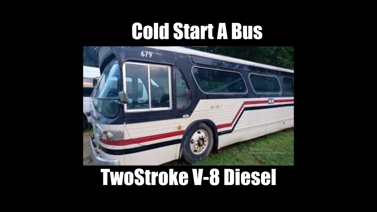 1974 Fishbowl GMC 8V-71 Detroit Diesel Cold Start No Edit