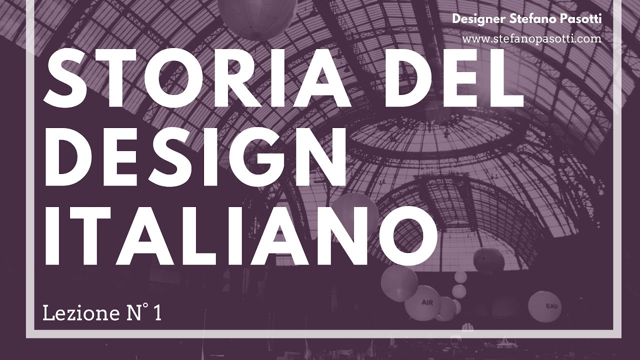 Storia del design italiano  Partiamo dallo stile Liberty