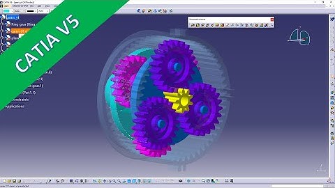 Planetary Gear - Part 2 - Catia v5 Training - DMU Kinematik