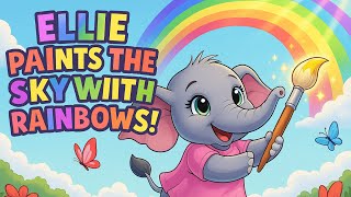 Details Ellie the Elephant Who Painted Rainbows | Kids Books Read Aloud - NEW English Bed Story Update