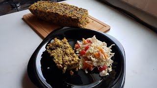 Drob de ciuperci cu orez brun / Mushrooms and brown rice loaf