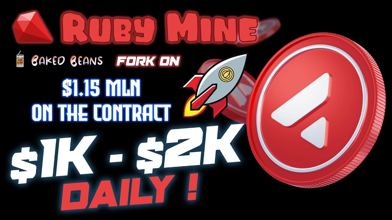 ♦️ Ruby Miner is CRAZYYY ♦️ RubyMine.Money ♦️ Contract 13.7k AVAX ($1.15 mln) ♦️ MAKING $1-2k DAILY