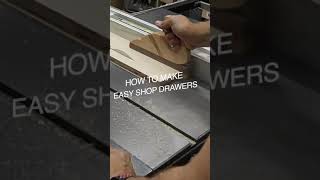 How to Make Easy Shop Drawers shorts