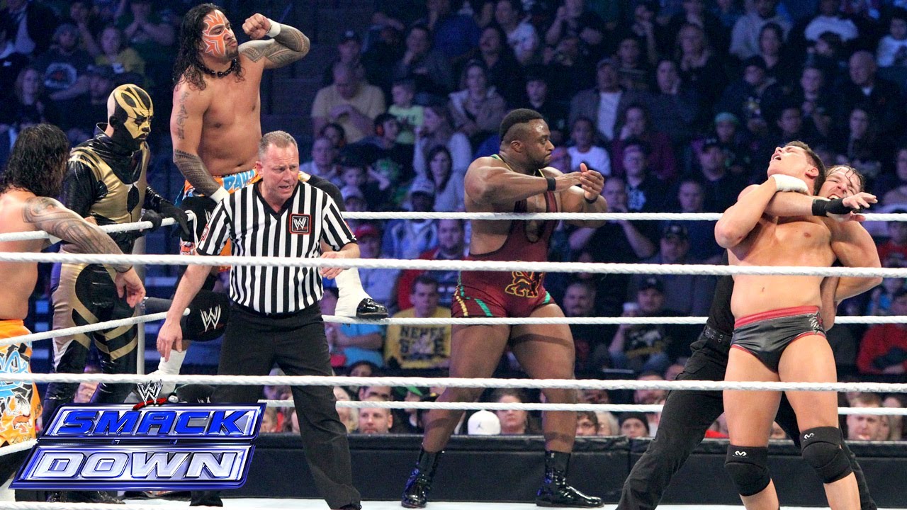 10 Man Tag Team Match Smackdown Jan 24 2014 Youtube