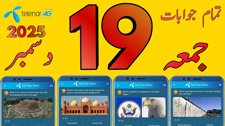 19 December 2025 Questions and Answers | My Telenor Today Questions | Telenor Questions Today