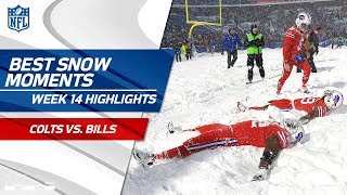 Best Snow Moments from Colts vs. Bills | NFL Wk 14 Highlights