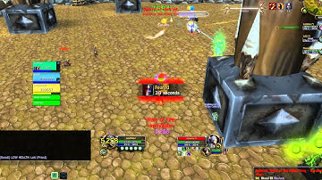 Mistweaver Monk/Frost Mage/Rogue vs. Destro Lock/Shadow Priest/Disc Priest pvp 3v3 arena 5.3 Win