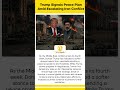 Trump Signals Peace Plan Amid Escalating Iran Conflict  #queenelizabeth #breakingnews # #duet