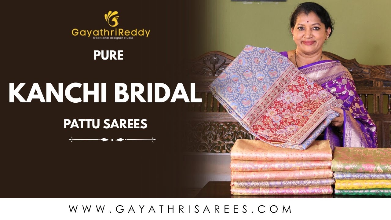 Pure Kanchi Bridal Pattu Sarees | #GayathriReddy |