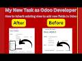 How to inherit existing view to add new fields | Odoo XML View inheritance | Odoo Model inheritance