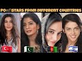 Prnstars from different countries models from different countries  top 15 