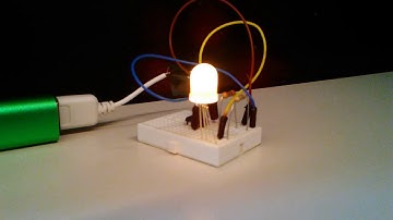 RGB LED Flickering Candle with ATTiny85