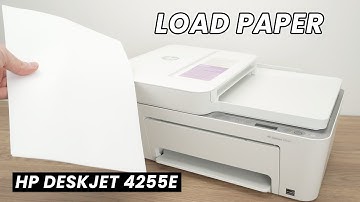 How to Load Paper in The HP DeskJet 4255e Printer