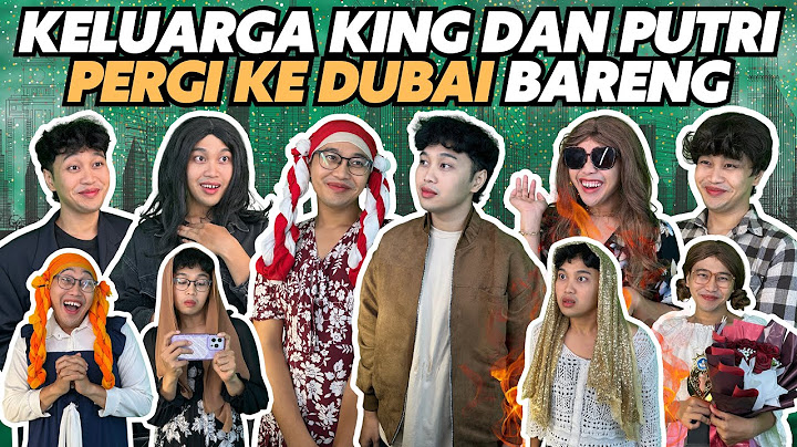 KELUARGA SULTAN KING DAN SULTAN PUTRI PERGI KE DUBAI
