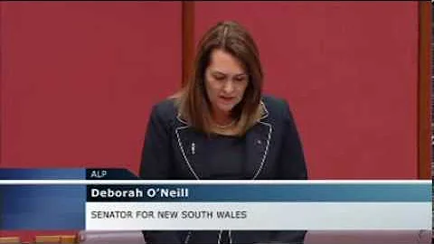 First Speech - Senator Deborah O'Neill