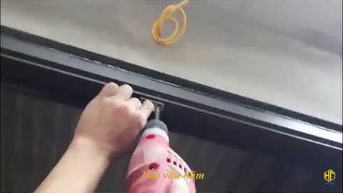 HƯỚNG DẤN LẮP ĐẶT CỬA ĐI QUAY 2 CÁNH NHÔM XINGFA NHẬP KHẨU