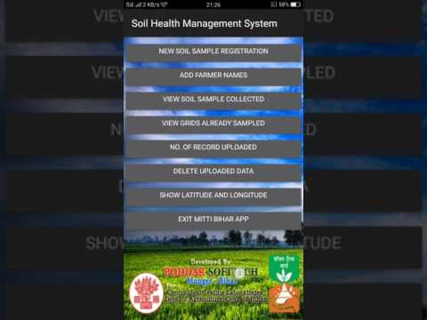 Soil health managment app training