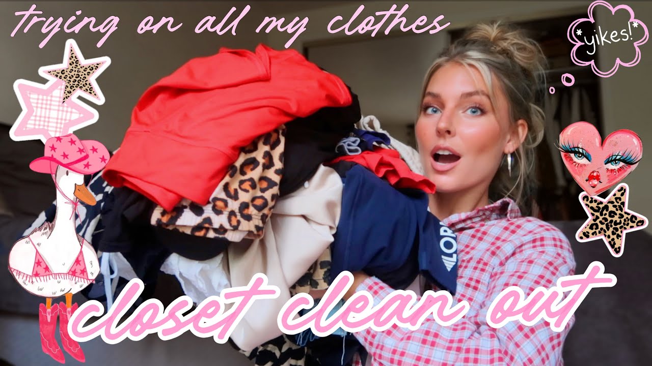 Что в моём шкафу, если я хроническая экономка | ГРАНДИОЗНАЯ уборка шкафа + примерка ★