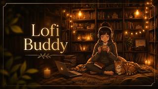 Cozy Library Ambience ☕ Soft Lofi Beats for Studying, Reading & Deep Focus | Lofi Buddy screenshot 5