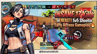 INSANE 17 Kills in BLAST! 5v5 Shooter Early Access Gameplay #blast5v5shooting #earlyaccess screenshot 3