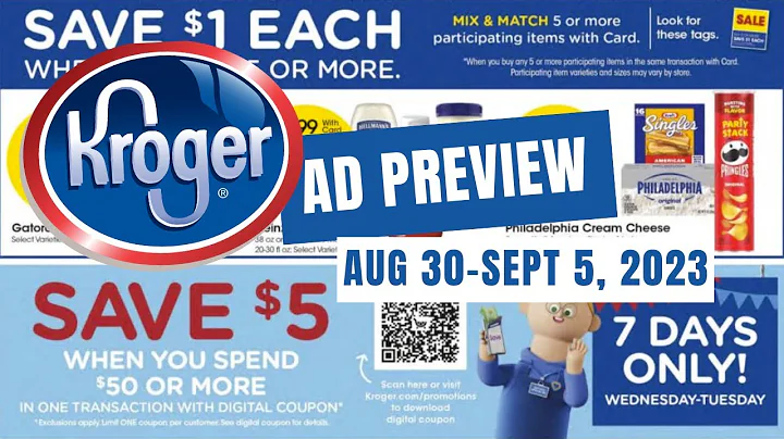 *MORE MEGA?* Kroger Ad Preview for 8/30-9/5 | Mega Sale, Weekly Digitals, & MORE