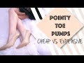 Comparing CHEAP vs. EXPENSIVE Pointy Toe Pumps | Milabu