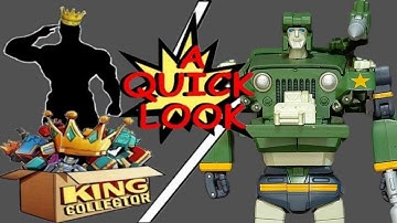 Hound MP-47 Takara Tomy Masterpiece Transformers MP G1 Autobots Quick Look Review