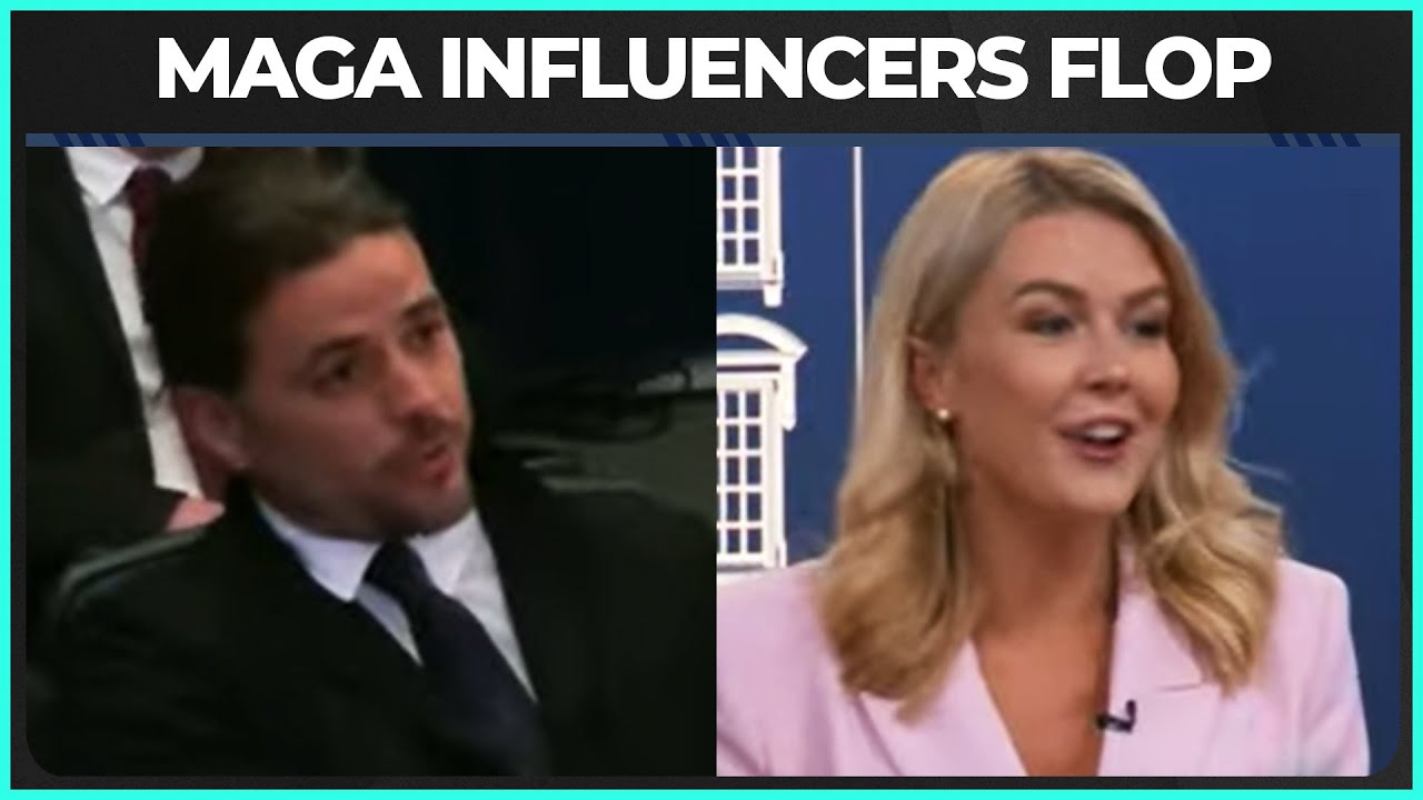 MAGA Influencers HUMILIATE Themselves During White House Press Briefing