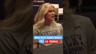 What Riley Gaines Would Tell Lia Thomas | #shorts
