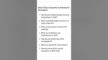 FICO INTERVIEW QUESTIONS #fi interview questions #sap